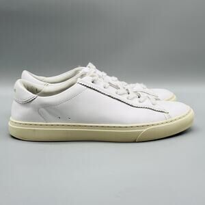 Everlane Shoes Womens 7.5 White Leather Day Sneaker Low Top Lace Up Comfort